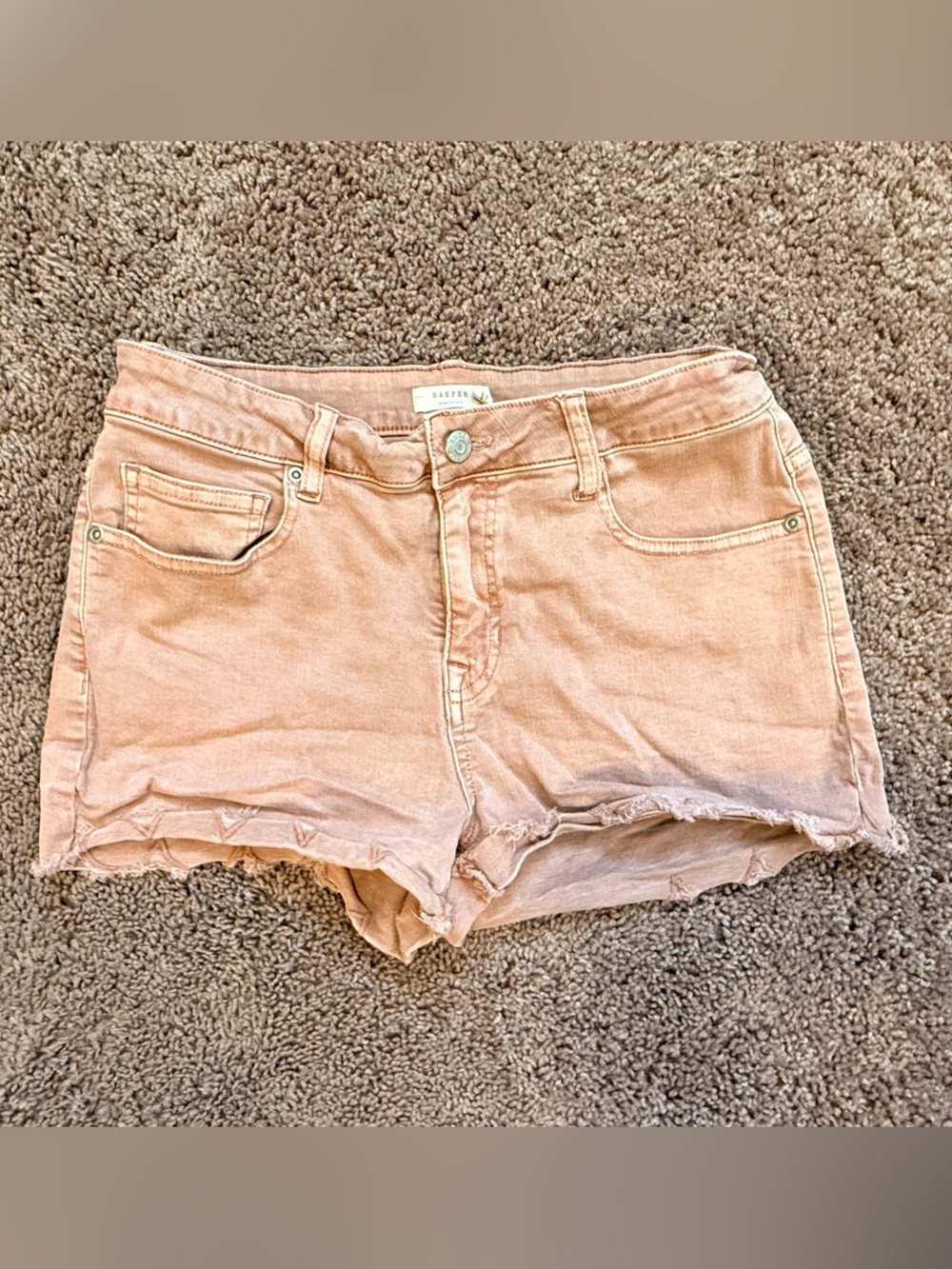 Women's Harper Pink Denim Shorts